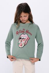 Springfield Girl's Rolling Stones T-shirt green