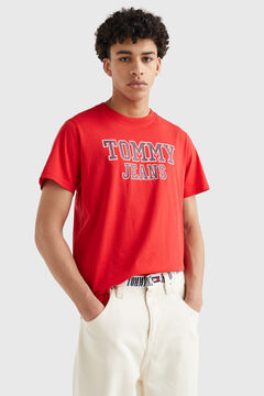 Springfield Camiseta de hombre de manga corta Tommy Jeans. rojo