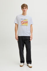 JJ REBEL Relaxed Fit T-Shirt Wei&szlig;