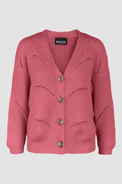 Springfield Jersey-knit cardigan  pink