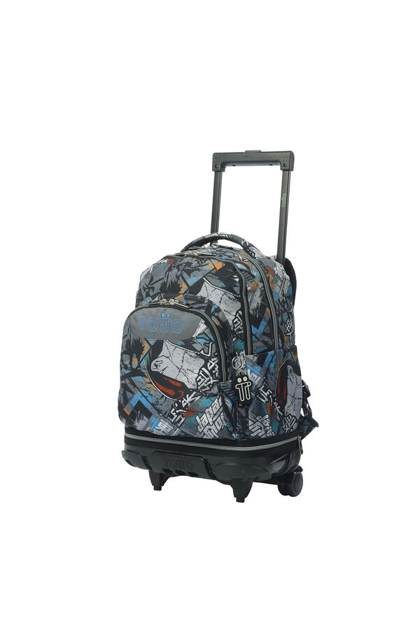 Totto Mochila desmontable Tiza gris