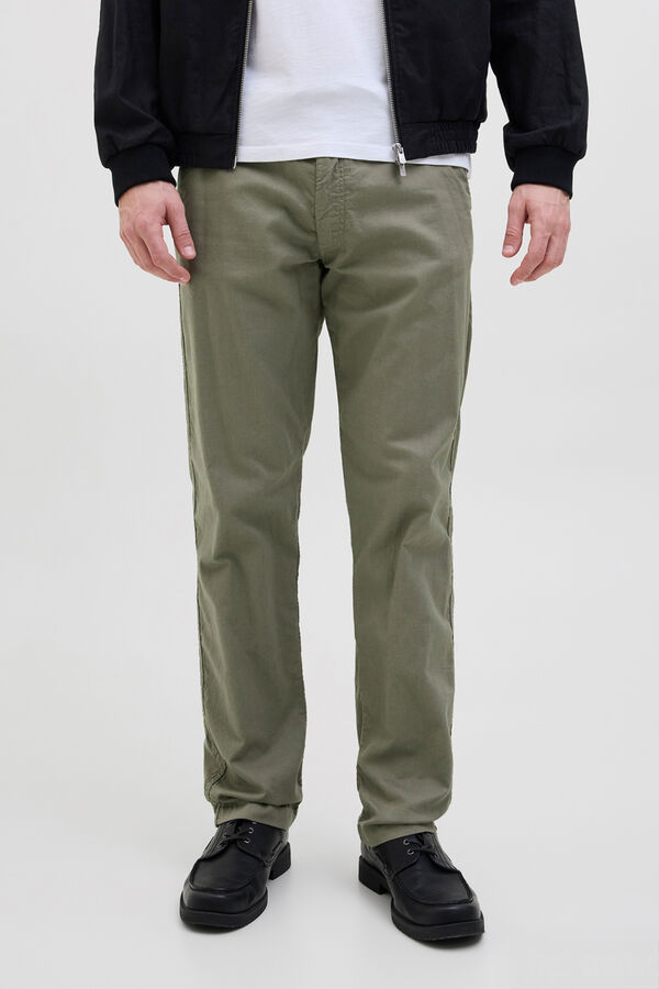 Jack & Jones Cal&ccedil;a relaxed fit verde