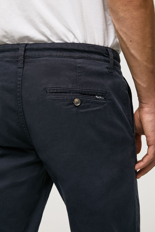 Springfield Pepe Jeans slim fit chinos. navy