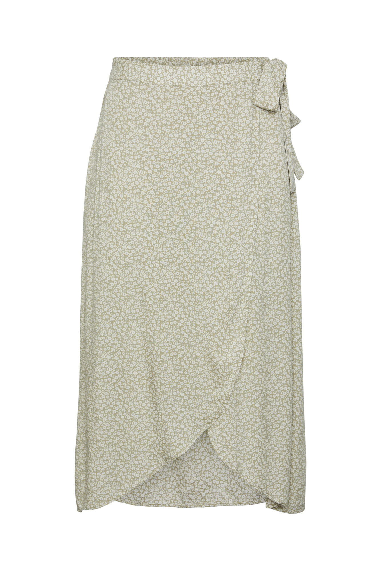 Pieces Falda midi cruzada efecto pareo