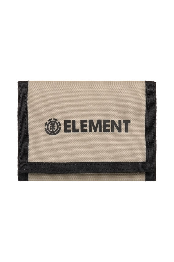 Element Triple-fold wallet brown