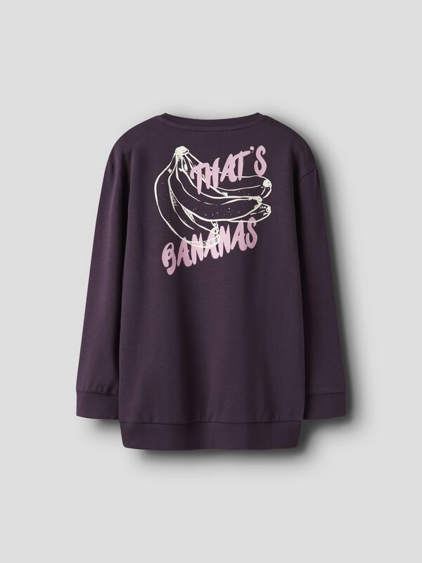 Name It Sudadera cuello redondo morado/lila