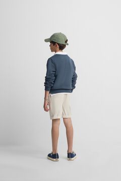 Silbon kids Sweatshirt de meio fecho-&eacute;clair