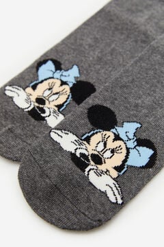 Springfield Minnie Mouse toe socks gray
