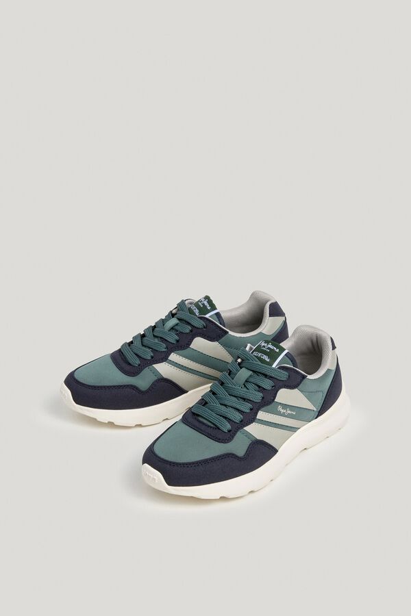 Pepe Jeans Sapatilhas urbanas multimaterial azul
