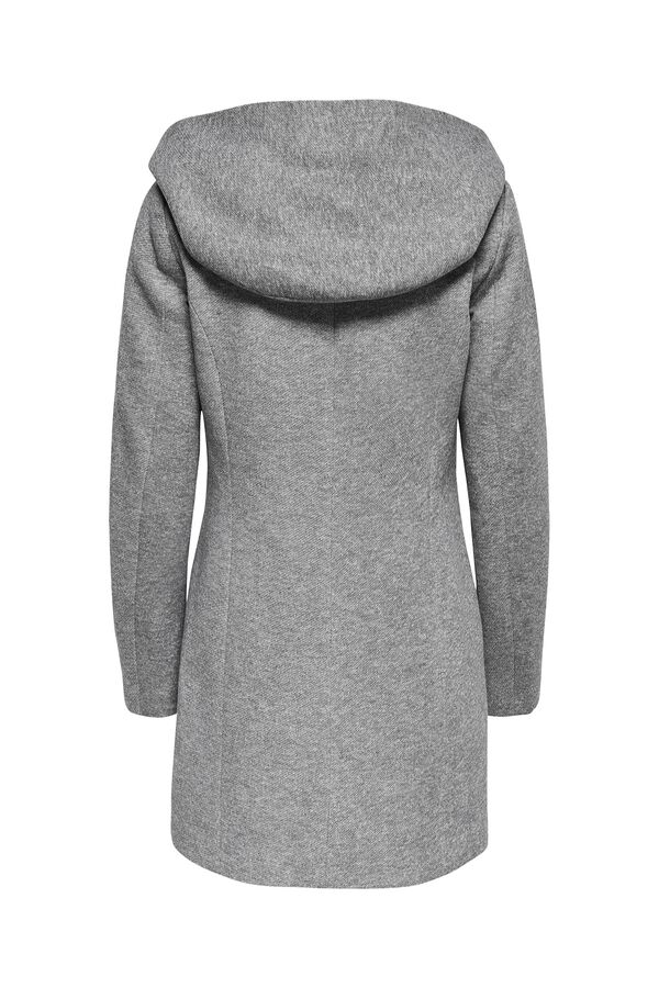Only Midi cloth coat grey