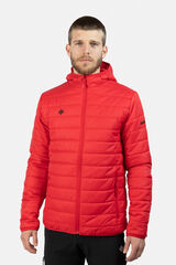 Izas Lightweight Fiber Jacket with Hood burgundy