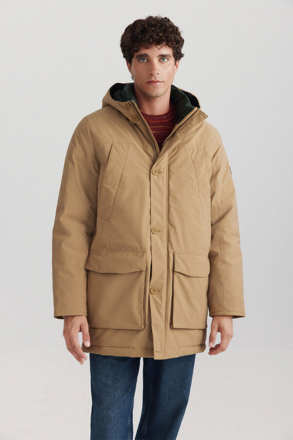 Springfield Parka matelass&eacute;e thermique camel