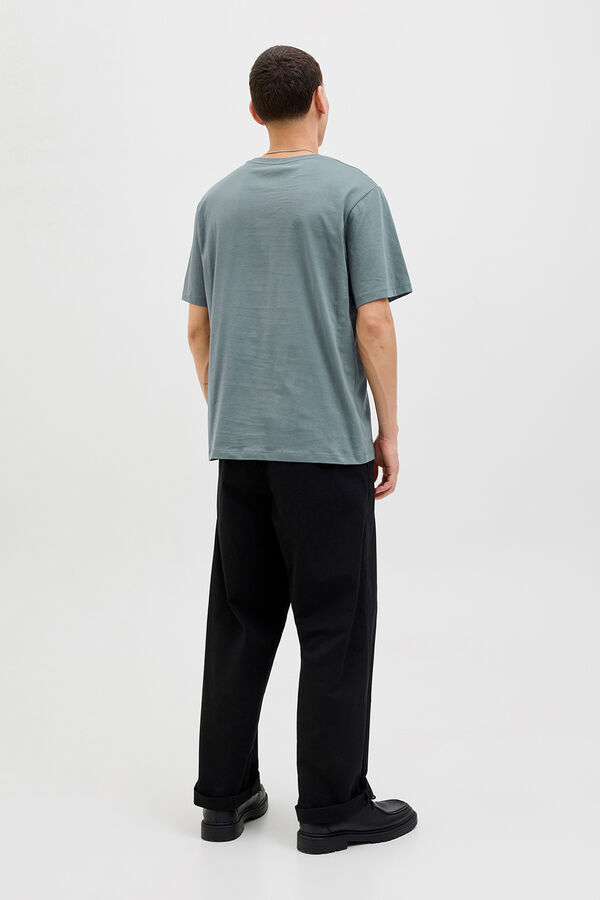 Jack & Jones Camiseta logo grande gris