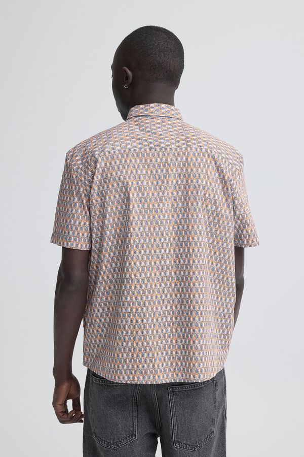 Blend Camisa de manga corta azul
