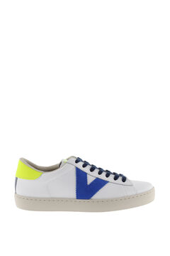 Springfield berlin leather & neon trainers couleur