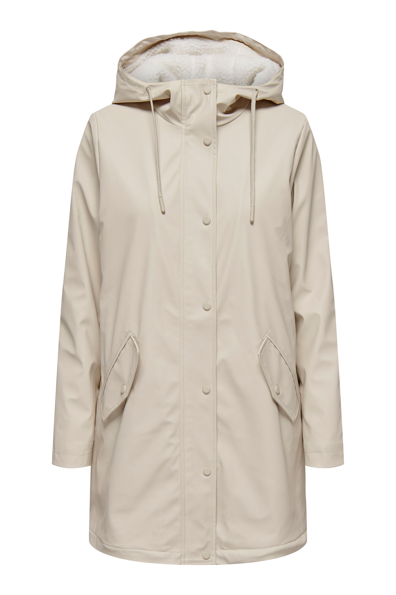 Only Regenmantel mit Fleece