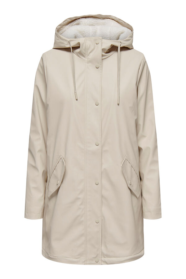 Only Esőkab&aacute;t pol&aacute;rral sz&uuml;rke