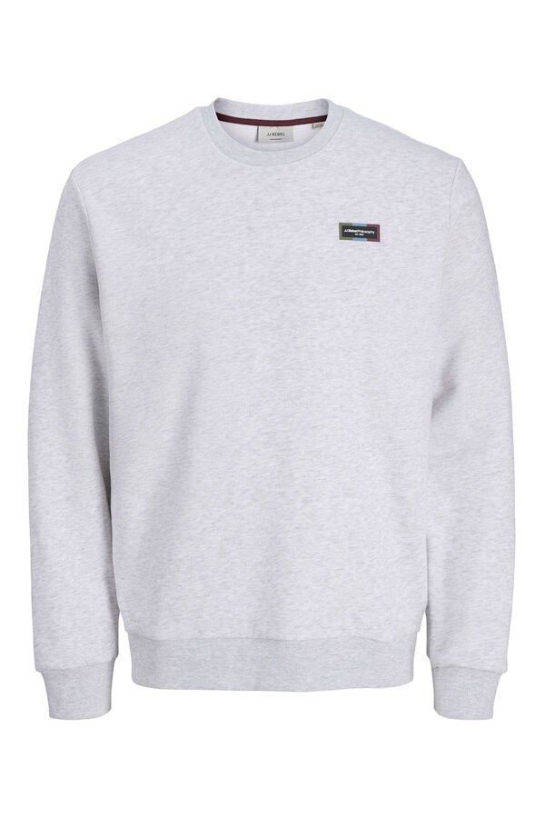 JJ REBEL Sudadera b&aacute;sica logo blanco
