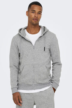 Springfield Zip-up hoodie grey