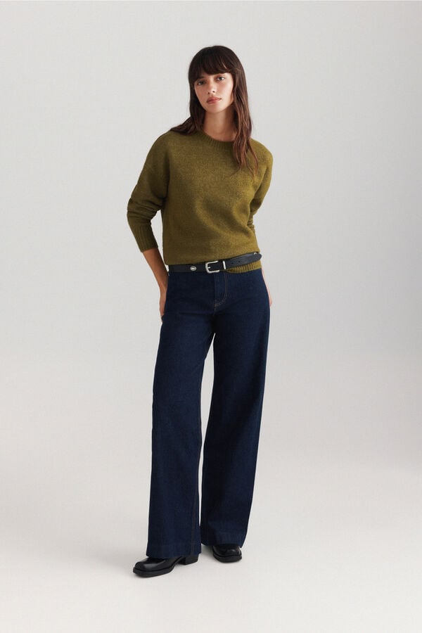 Springfield Basic knit jumper green