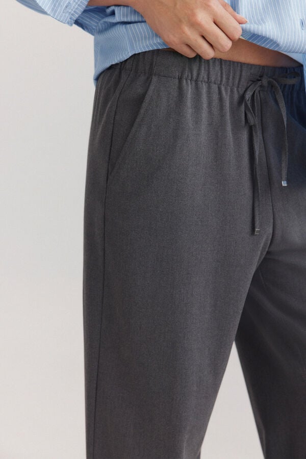 Springfield Tailored jogger trousers grey
