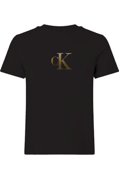 CK Jeans T-Shirt mit gl&auml;nzendem Kristalldesign