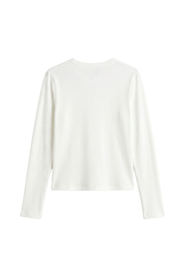 Balmohk Knit polo neck jumper white