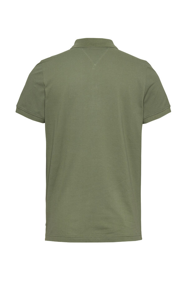 Tommy Jeans Men's short sleeve polo shirt beige