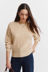 Springfield Sequined jumper brown
