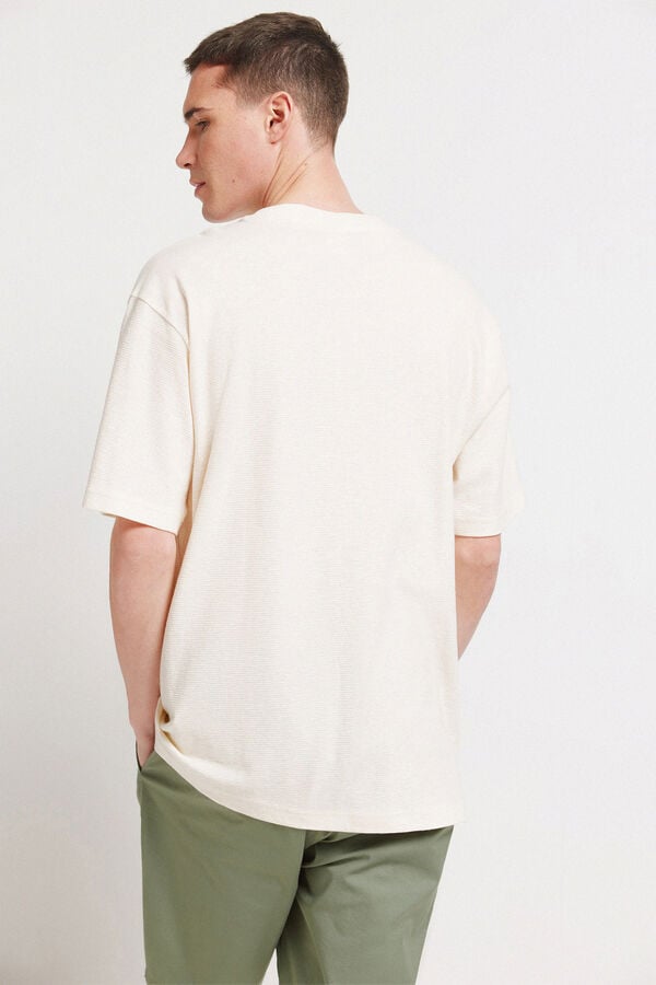 Springfield Textured T-shirt white