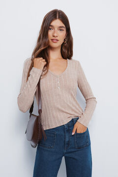 Springfield T-shirt en en maille Baker