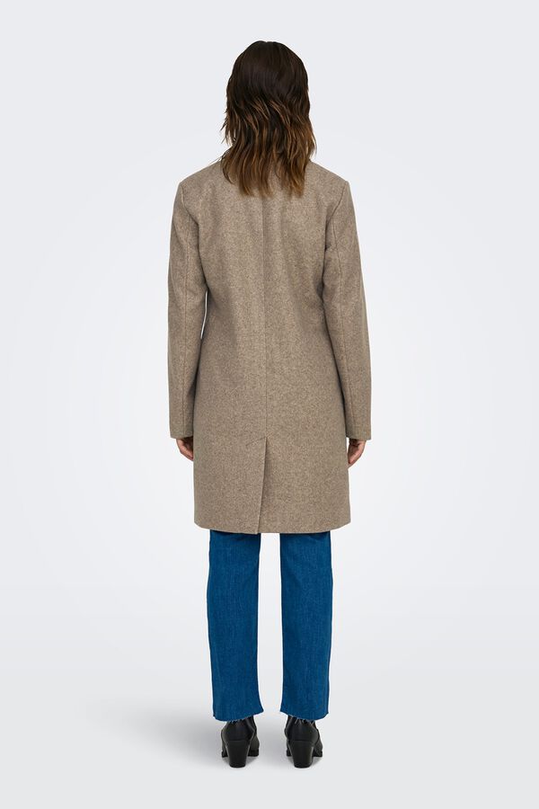 JDY Cloth coat nude