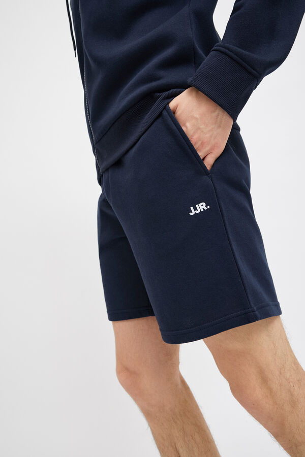 JJ REBEL Mid-rise jogger Bermuda shorts blue