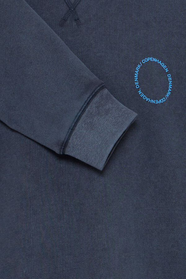 Blend Round neck sweatshirt bleu