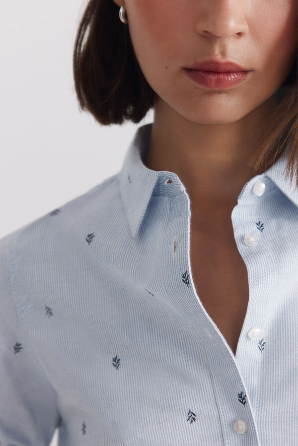 Springfield Oxford basic blouse blue