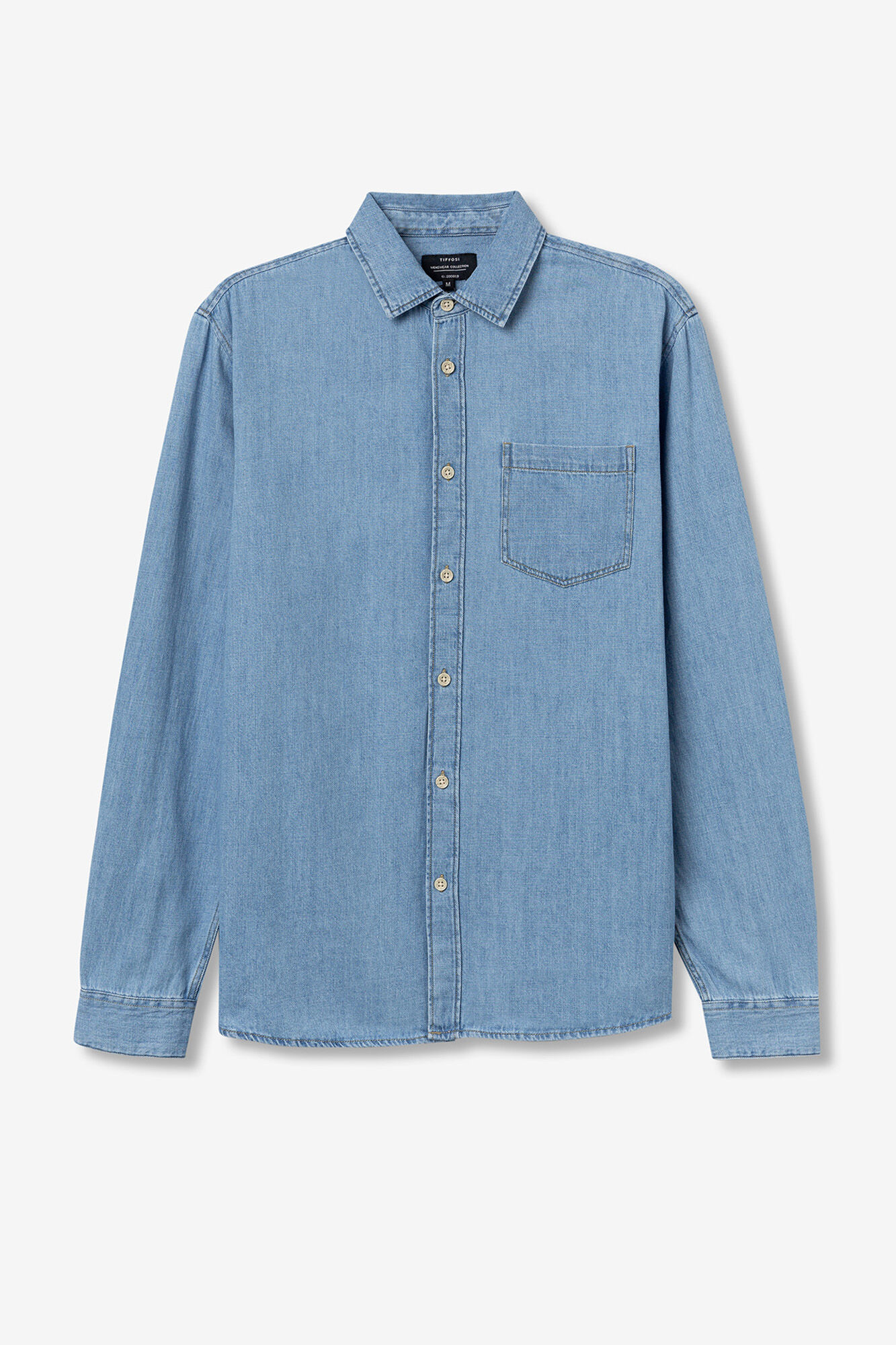 Tiffosi Camisa Denim Regular Fit