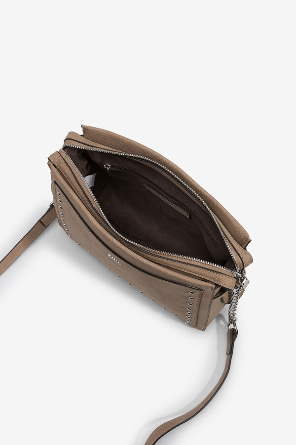 Tiffosi Mala transversal com tachas cru