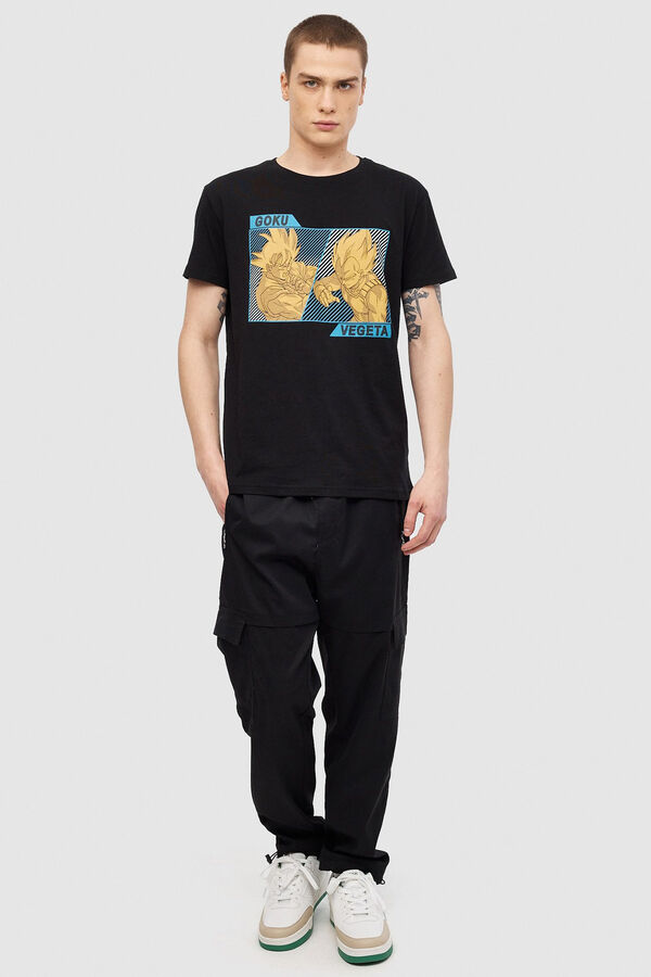 Springfield Dragon Ball print T-shirt black