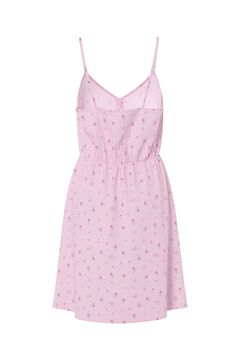 Pieces Vestido mini de al&ccedil;as estampado