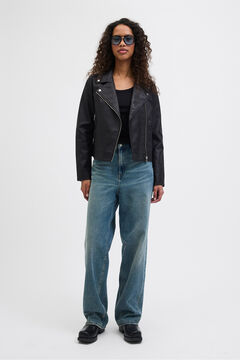 Jack & Jones Chaqueta biker polipiel