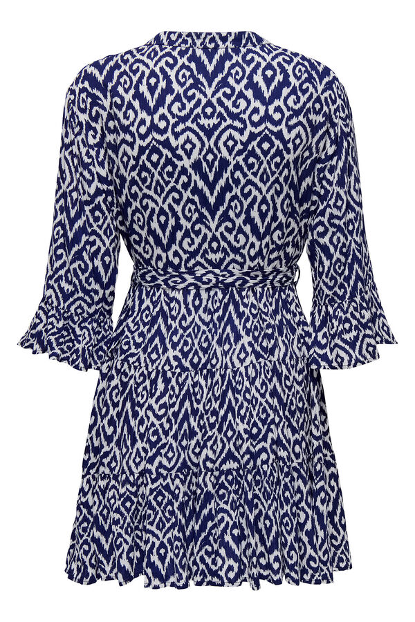 Only Francia ujjú rövid ruha kék