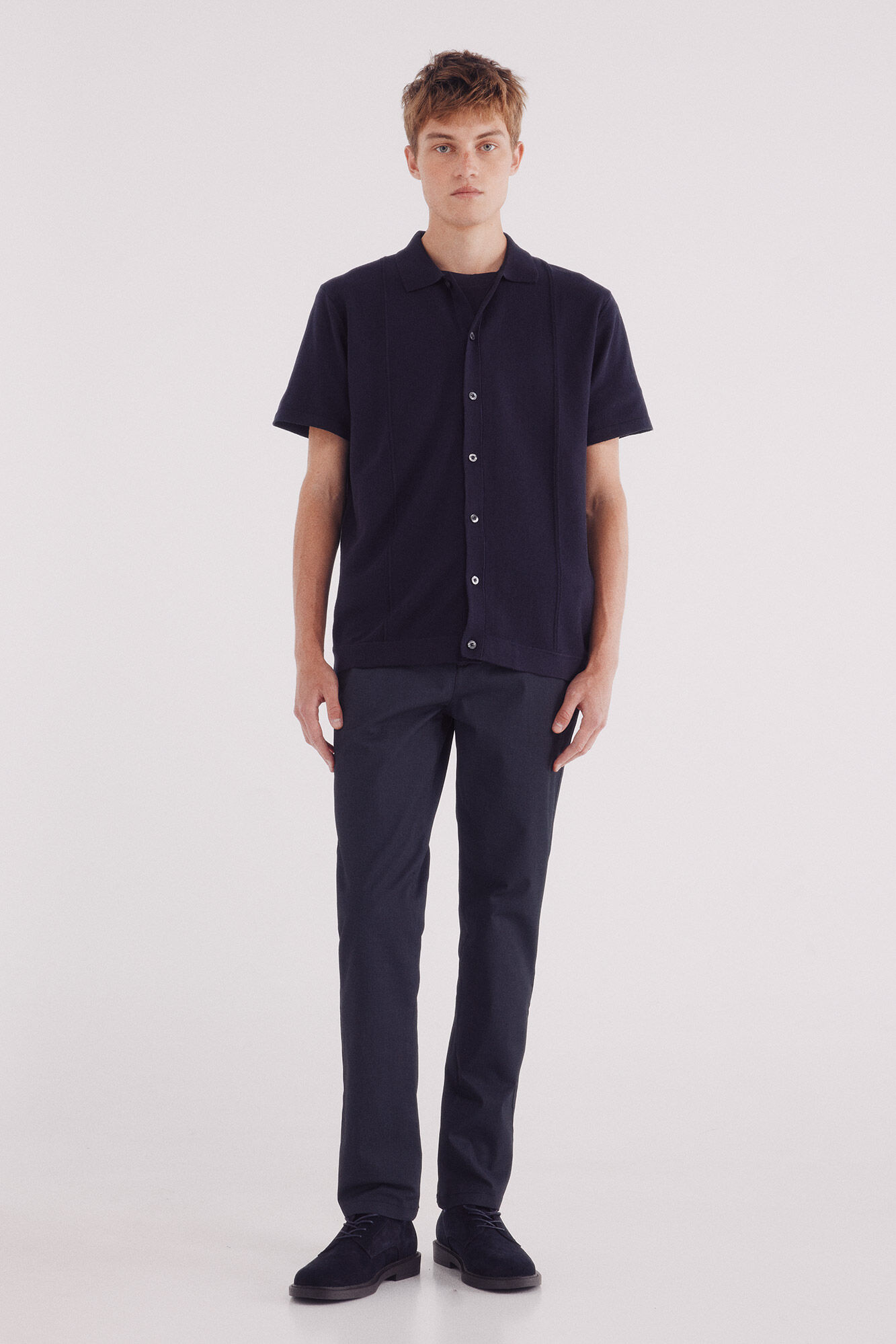 Springfield Slim fit micro-printed chinos pants