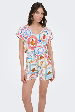 JDY Bedrucktes Kurzarm-Shirt