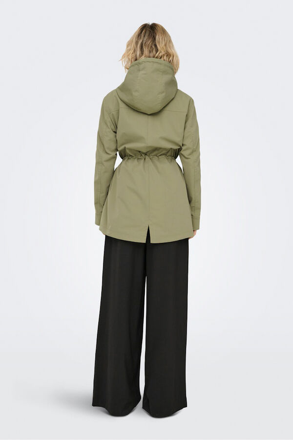 Only Hooded parka printed