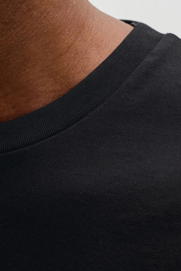 Jack & Jones Cotton short sleeve T-shirt black