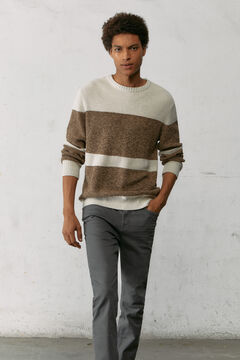 Springfield Purl knit jumper grey