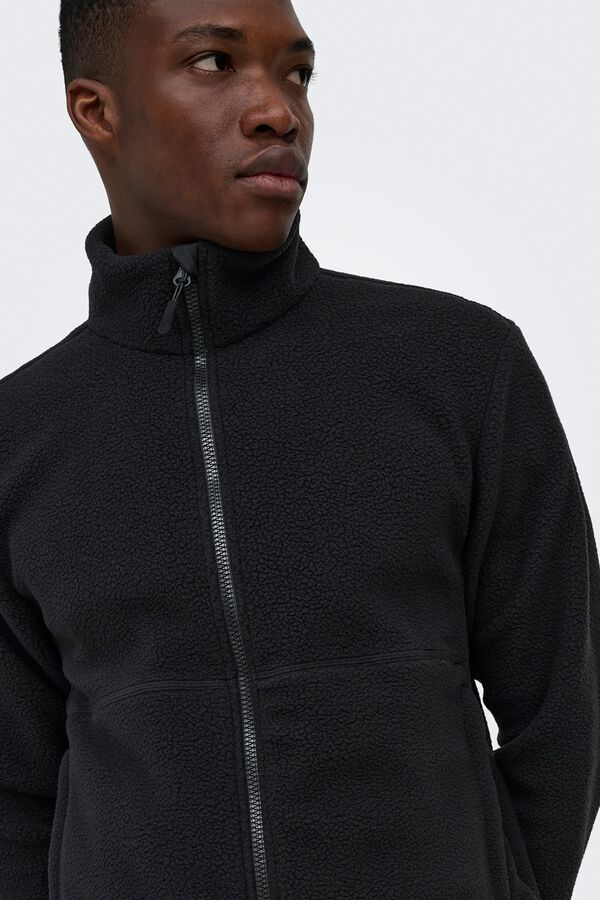 Only & Sons Teddy sports jacket black