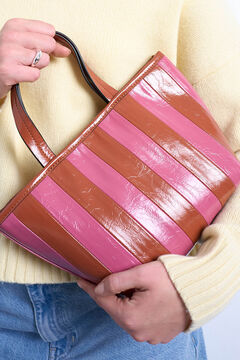 Topshop Bolso de hombro rayas