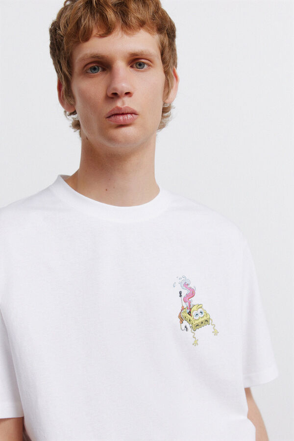 Springfield SpongeBob T-shirt white