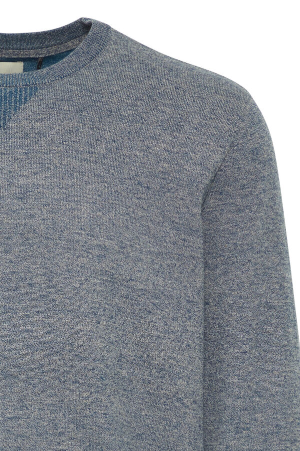 Blend Jersey de Punto cuello redondo azul
